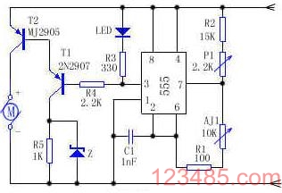 简易电机调速电路